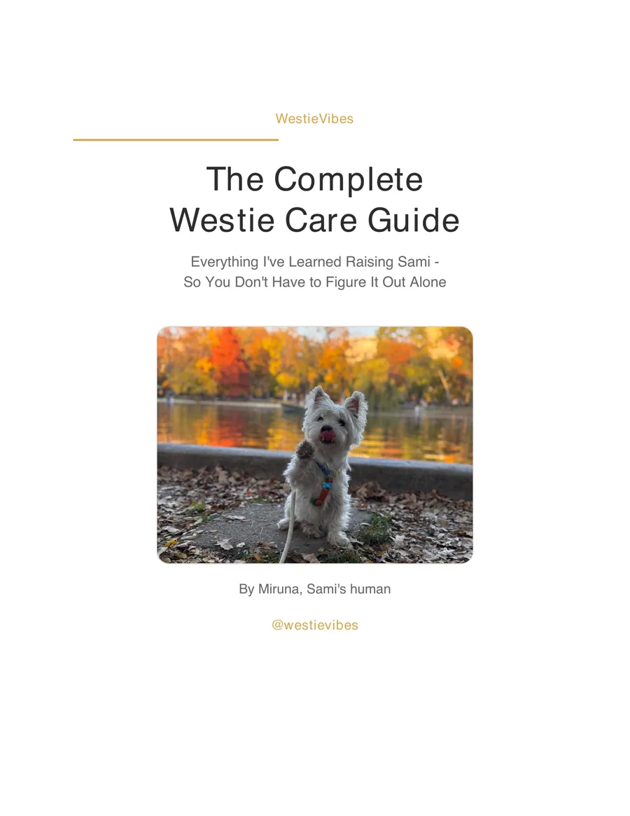 The Complete Westie Care Guide - PDF cover