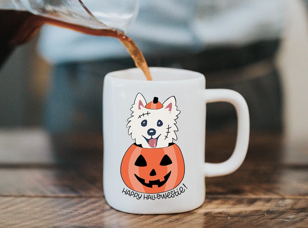 Happy Hallowestie - Halloween westie Mug