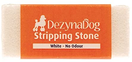 Dog grooming stripping stone