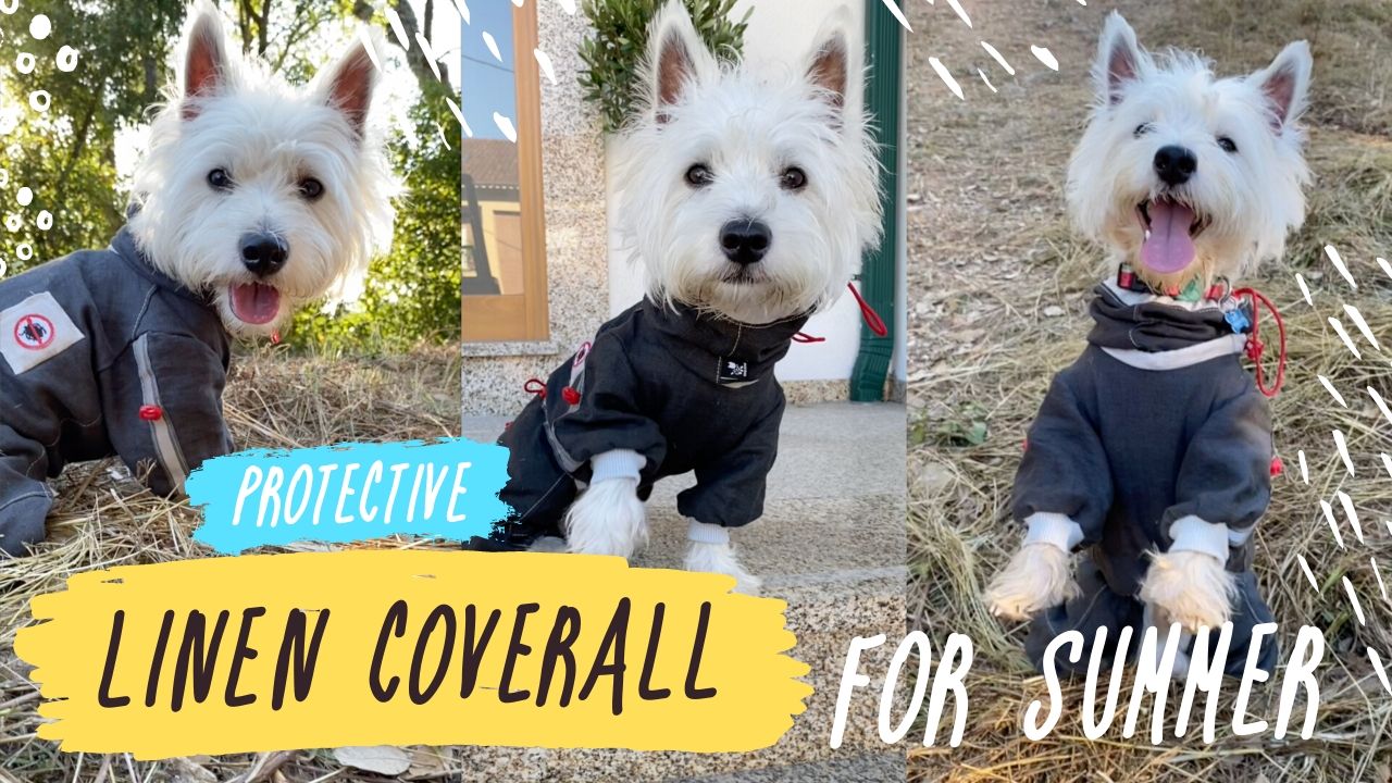 Linen Coverall to protect from ticks this summer