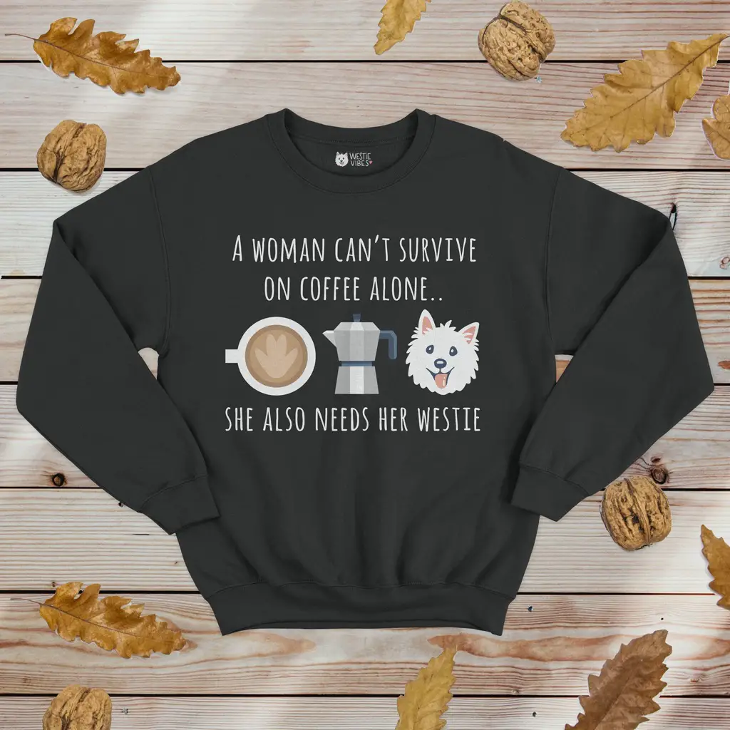 Coffee Westie Sweatshirt
