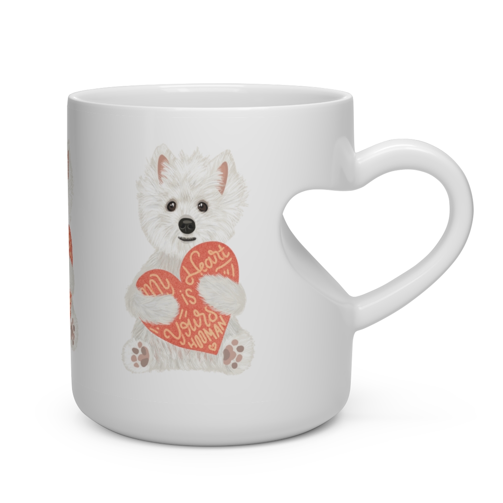 5 Perfect Gifts for Westie Lovers in 2021 - Westie Heart Shaped Mug